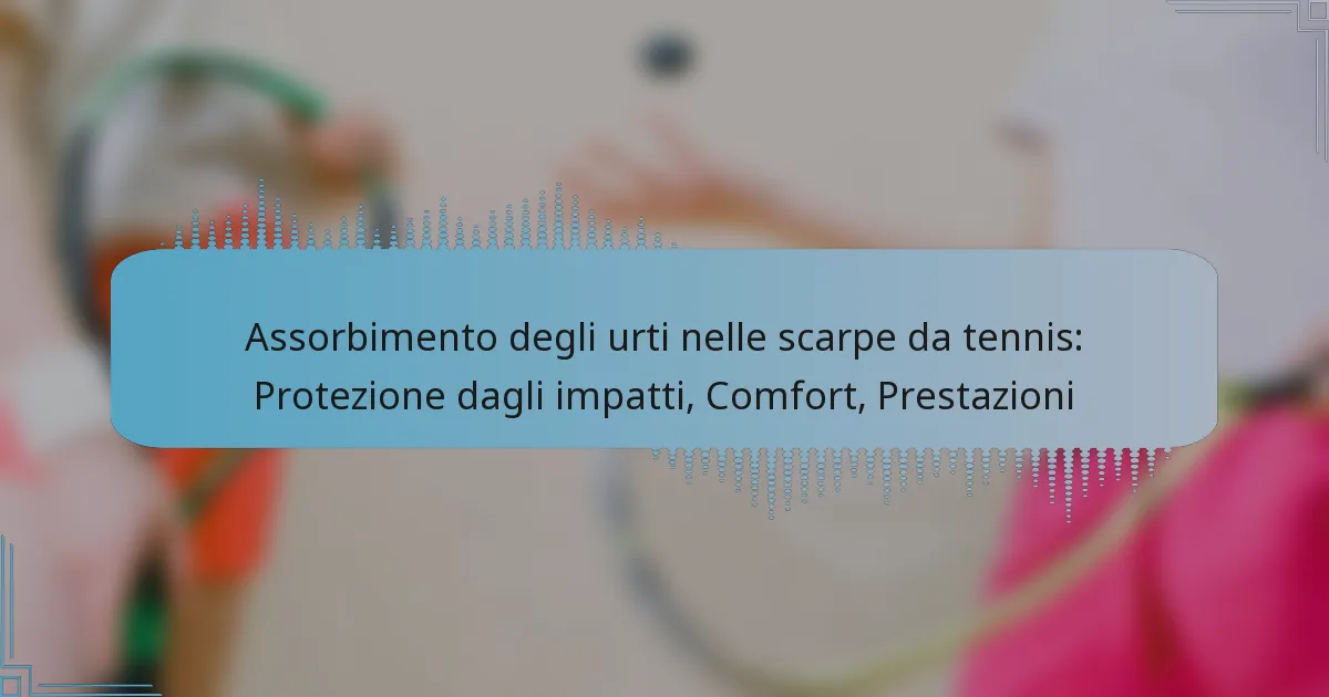 Assorbimento degli urti nelle scarpe da tennis: Protezione dagli impatti, Comfort, Prestazioni